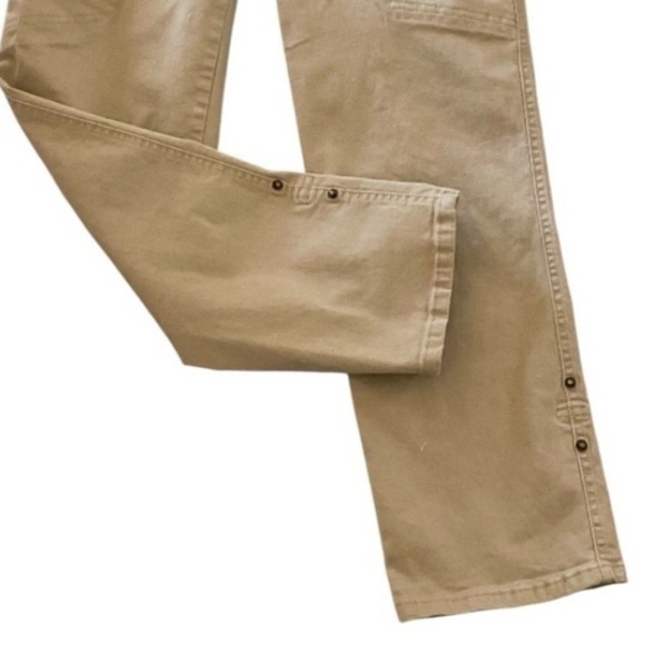 Democracy Tactical Cargo Pants Ab Solution Women’s Size 10 Tan Like New - Picture 2 of 10